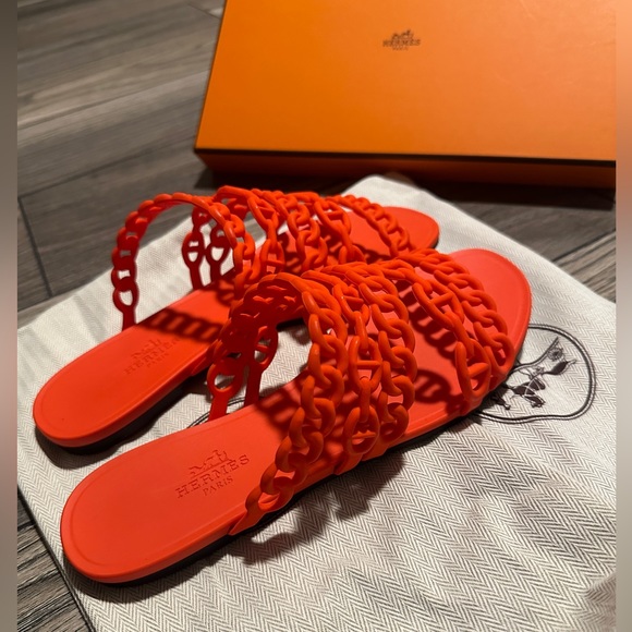 HERMÉS CHAÎNE D’ANCRE SANDALS - Picture 4 of 11